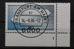 Deutschland (BRD), MiNr. 1294, Ecke Rechts Unten, FN 1, VS F/M, EST - Gebruikt