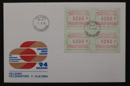 Finnland, Automaten, MiNr. 22, EST V. 1.6.94, FDC - Autres & Non Classés