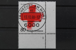 Deutschland (BRD), MiNr. 1387, Ecke Rechts Unten, FN 1, VS F/M, EST - Oblitérés