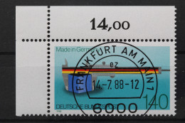 Deutschland (BRD), MiNr. 1378, Ecke Links Oben, VS F/M, EST - Oblitérés