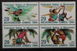 Mikronesien, MiNr. 352-355, Viererblock, Postfrisch - Micronesia