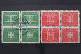 Deutschland (BRD), MiNr. 406-407, Viererblöcke, Gestempelt - Usados