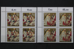 Deutschland, MiNr. 1639-1640, 4er Block, Ecke Li. O., Postfrisch - Unused Stamps