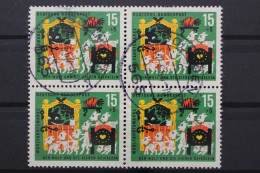 Deutschland (BRD), MiNr. 409, Viererblock, Gestempelt - Usados