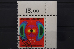 Deutschland (BRD), MiNr. 599, Ecke Rechts Oben, Gestempelt - Oblitérés