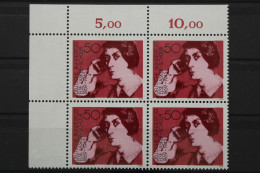 Deutschland, MiNr. 828, 4er Block, Ecke Links Oben, Postfrisch - Unused Stamps