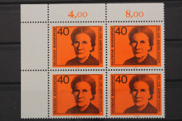 Deutschland, MiNr. 793, 4er Block, Ecke Links Oben, Postfrisch - Unused Stamps