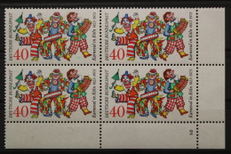 Deutschland, MiNr. 748, 4er Block, Ecke Re. U. FN 2, Postfrisch - Unused Stamps