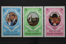 Malediven, MiNr. 928-930, Postfrisch - Maldives (1965-...)