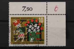 Deutschland (BRD), MiNr. 408, Ecke Rechts Oben, Gestempelt - Used Stamps