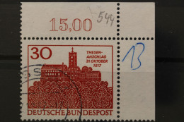 Deutschland (BRD), MiNr. 544, Ecke Rechts Oben, Gestempelt - Used Stamps