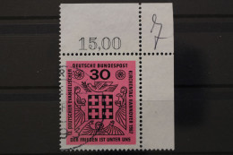 Deutschland (BRD), MiNr. 536. Ecke Rechts Oben, Gestempelt - Gebraucht