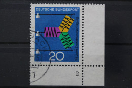 Deutschland (BRD), MiNr. 521, Ecke Rechts Unten, FN 2, Gestempelt - Used Stamps