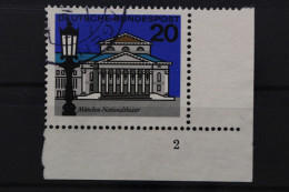 Deutschland (BRD), MiNr. 419, Ecke Rechts Unten, FN 2, Gestempelt - Used Stamps