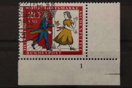 Deutschland (BRD), MiNr. 487, Ecke Rechts Unten, FN 1, Gestempelt - Used Stamps