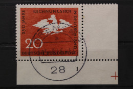 Deutschland (BRD), MiNr. 452, Ecke Rechts Unten, FN 1, Gestempelt - Used Stamps