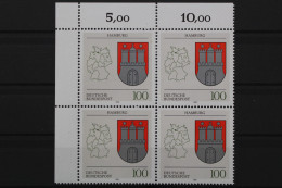 Deutschland, MiNr. 1591, 4er Block, Ecke Links Oben, Postfrisch - Neufs