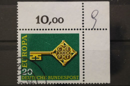 Deutschland (BRD), MiNr. 559, Ecke Rechts Oben, Gestempelt - Gebraucht