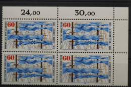 Deutschland, MiNr. 1058, 4er Block, Ecke Rechts Oben, Postfrisch - Neufs