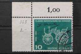 Deutschland (BRD), MiNr. 363, Ecke Links Oben, Gestempelt - Used Stamps