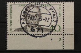 Deutschland (BRD), MiNr. 832, Ecke Rechts Unten, FN 3, Gestempelt - Used Stamps
