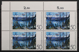 Deutschland, MiNr. 986, 4er Block, Ecke Links Oben, Postfrisch - Unused Stamps