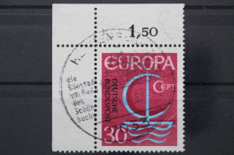 Deutschland (BRD), MiNr. 520, Ecke Links Oben, Gestempelt - Used Stamps