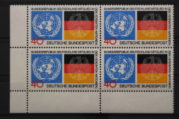 Deutschland, MiNr. 781, 4er Block, Ecke Links Unten, Postfrisch - Neufs