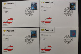 Österreich, MiNr. 2522-2525, FDC - Unused Stamps