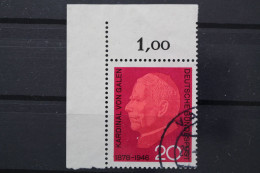 Deutschland (BRD), MiNr. 505, Ecke Links Oben, Gestempelt - Gebraucht