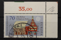 Deutschland (BRD), MiNr. 971, Ecke Rechts Oben, Gestempelt - Used Stamps