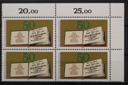 Deutschland, MiNr. 1054, 4er Block, Ecke Rechts Oben, Postfrisch - Unused Stamps