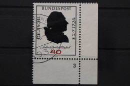 Deutschland (BRD), MiNr. 809, Ecke Rechts Unten, FN 3, Gestempelt - Used Stamps