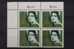 Deutschland, MiNr. 827, 4er Block, Ecke Links Oben, Postfrisch - Unused Stamps