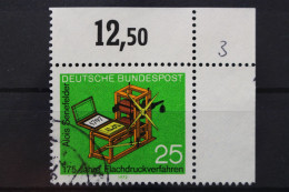 Deutschland (BRD), MiNr. 715, Ecke Rechts Oben, Gestempelt - Used Stamps