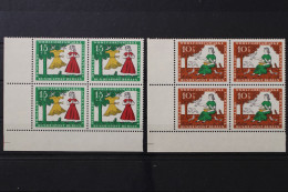 Berlin, MiNr. 266 + 267, 4er Blöcke, Ecken Li. Unten, Postfrisch - Unused Stamps