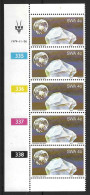 S.W.A....QUEEN ELIZABETH ..II...(1952-22.)....." 1979.."....GEMS...CYLINDER STRIP OF 5.....SG334........MNH. - Minerals
