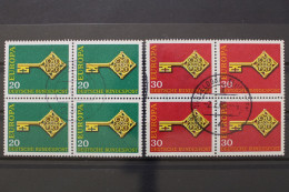 Deutschland (BRD), MiNr. 559-560, Viererblöcke, Gestempelt - Used Stamps