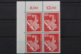 Deutschland, MiNr. 990, 4er Block, Ecke Links Oben, Postfrisch - Unused Stamps