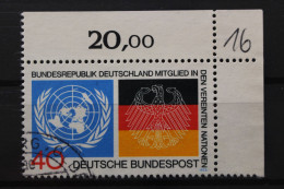 Deutschland (BRD), MiNr. 781, Ecke Rechts Oben, Gestempelt - Gebraucht