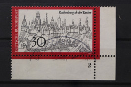 Deutschland (BRD), MiNr. 603, Ecke Rechts Unten, FN 2, Gestempelt - Used Stamps