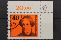 Deutschland (BRD), MiNr. 791, Ecke Rechts Oben, Gestempelt - Used Stamps