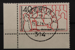 Deutschland (BRD), MiNr. 796, Ecke Links Unten, EST - Used Stamps