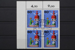 Deutschland (BRD), MiNr. 708, Viererblock, Ecke Links Oben, Gestempelt - Used Stamps