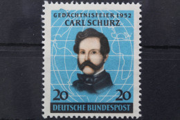 Deutschland (BRD), MiNr. 155, Farbfleck, Postfrisch - Unused Stamps