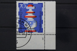 Deutschland (BRD), MiNr. 745, Ecke Rechts Unten, FN 1, Gestempelt - Used Stamps