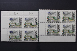 Berlin, MiNr. 258, 2 Eckrandvierer, Li. Oben + Unten, Postfrisch - Unused Stamps