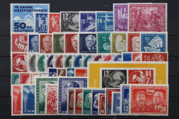 DDR, MiNr. 242-297, Jahrgänge 1949-1951, Kollektion, Postfrisch - Neufs