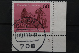 Deutschland (BRD), MiNr. 1022, Ecke Rechts Unten, FN 2, Gestempelt - Used Stamps