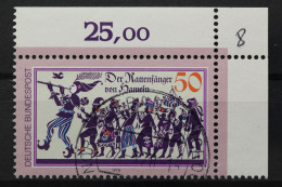 Deutschland (BRD), MiNr. 972, Ecke Rechts Oben, Gestempelt - Used Stamps